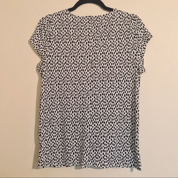 NWOT Adrianna Papell Twist Knot Animal Print Top - Picture 5 of 6